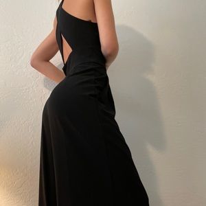 Beautiful black backless jumpsuit in size medium